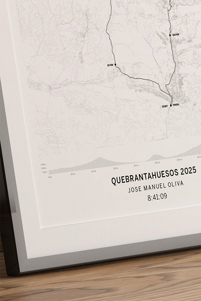 mapa personalizado ciclismo quebrantahuesos para decorar y regalar 2025 laminame