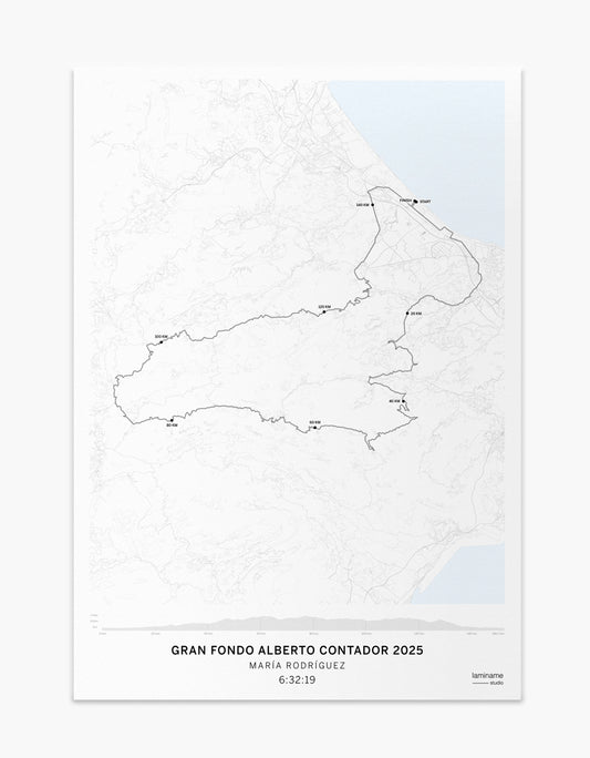 mapa personalizado gran fondo alberto contador laminame