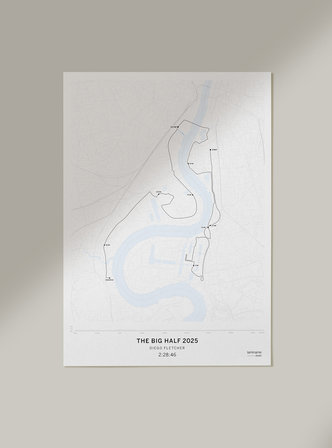 póster carrera The Big Half London personalizado compra ya laminame