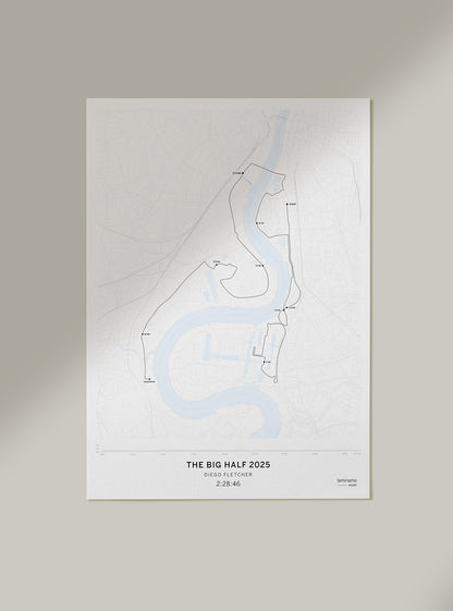 póster carrera The Big Half London personalizado compra ya laminame