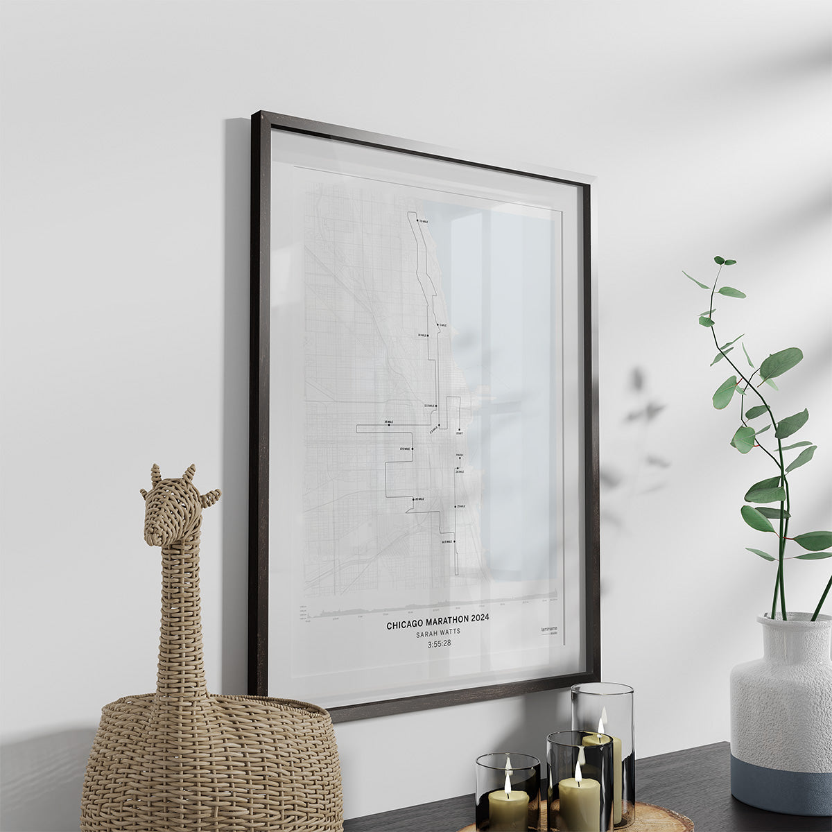 Personaliza tu póster de la Maratón de Chicago con laminame